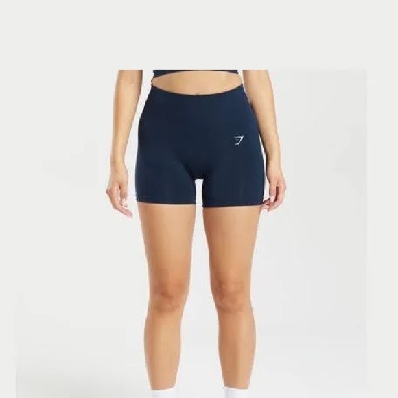 Gymshark Everyday Seamless Shorts Small Navy NWT in packaging - Picture 1 of 6